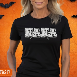 Halloween Grandma Shirt, Nana Halloween TShirt, Grandmother T-Shirt, Halloween Gifts, Fall Tee, October Shirts, Spooky Season, Ghost T Shirt