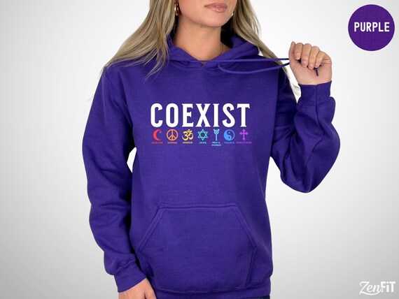 Coexist T-Shirt - Kindness Tee - Multiple Religions Tshirt Coexist T-Shirt - Kindness Tee - Multiple Religions Tshirt