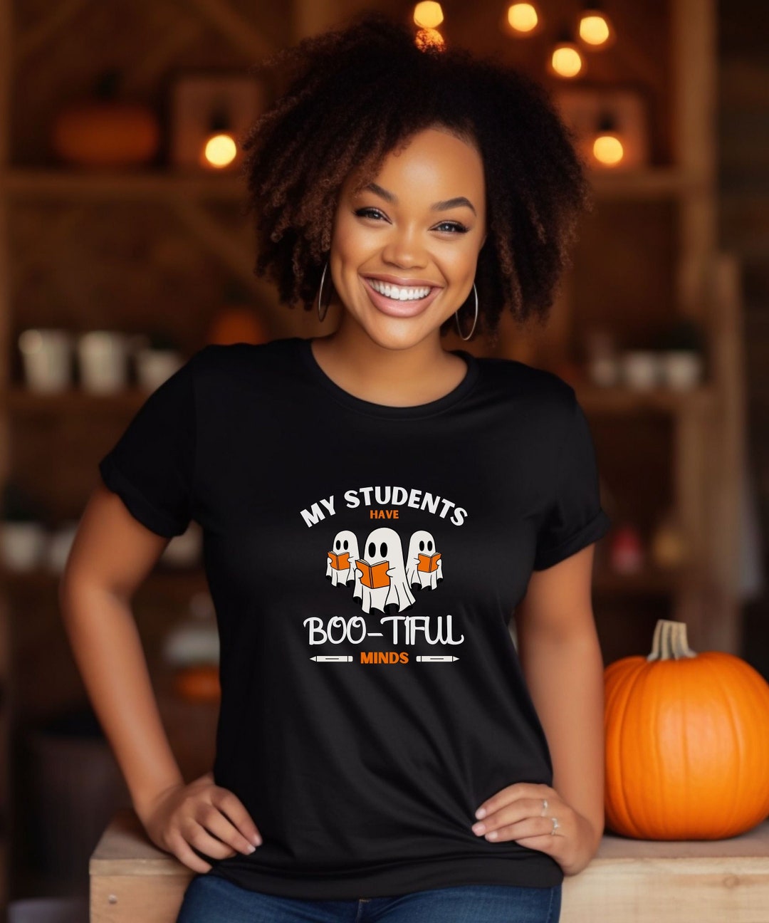 Halloween Teacher Shirt Teacher Shirt Bootiful Students Etsy
