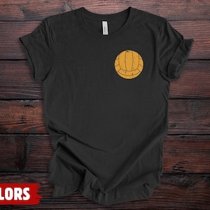 Camiseta de waterpolo de EE. UU., bandera estadounidense: 100 % algodón, tallas S-3XL Dark Grey Heather