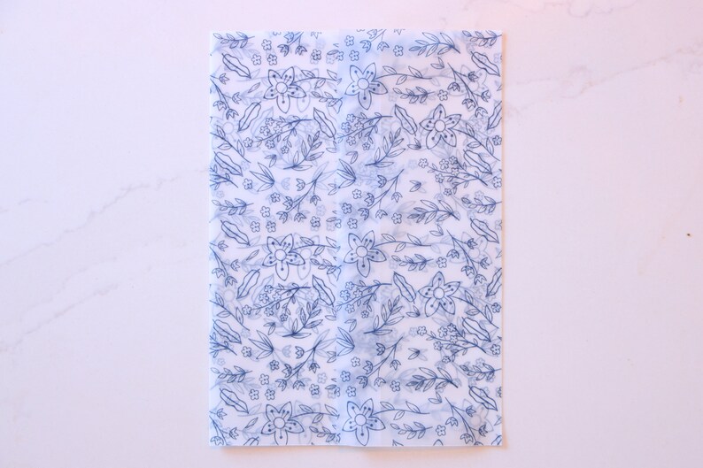 Prefolded Vellum Jacket Sized for 5x7 Invitations, Vellum Paper Sleeve