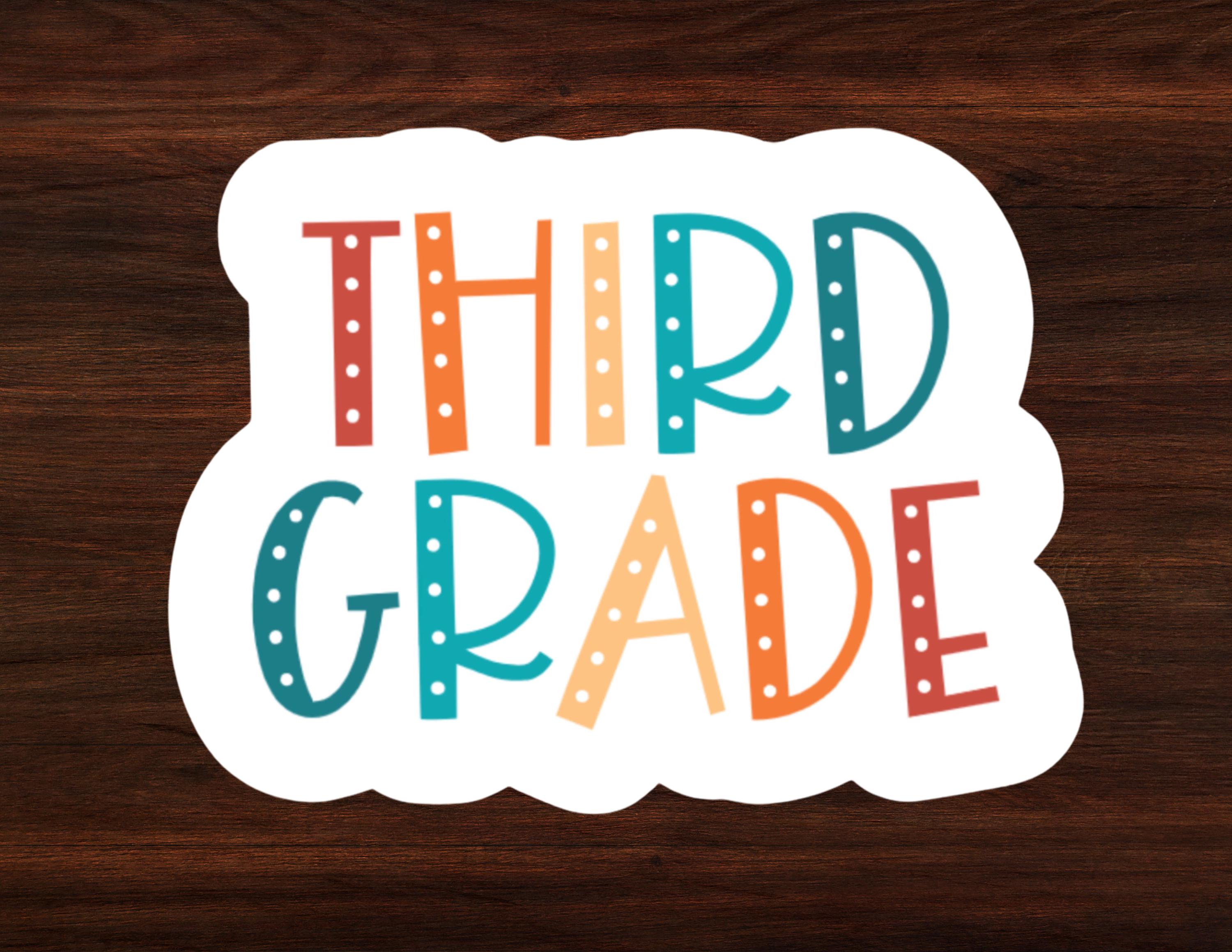 BACK TO SCHOOL Stickers | Grade 1 | Grade 2 | Grade 3 | Grade 4 | Grade ...