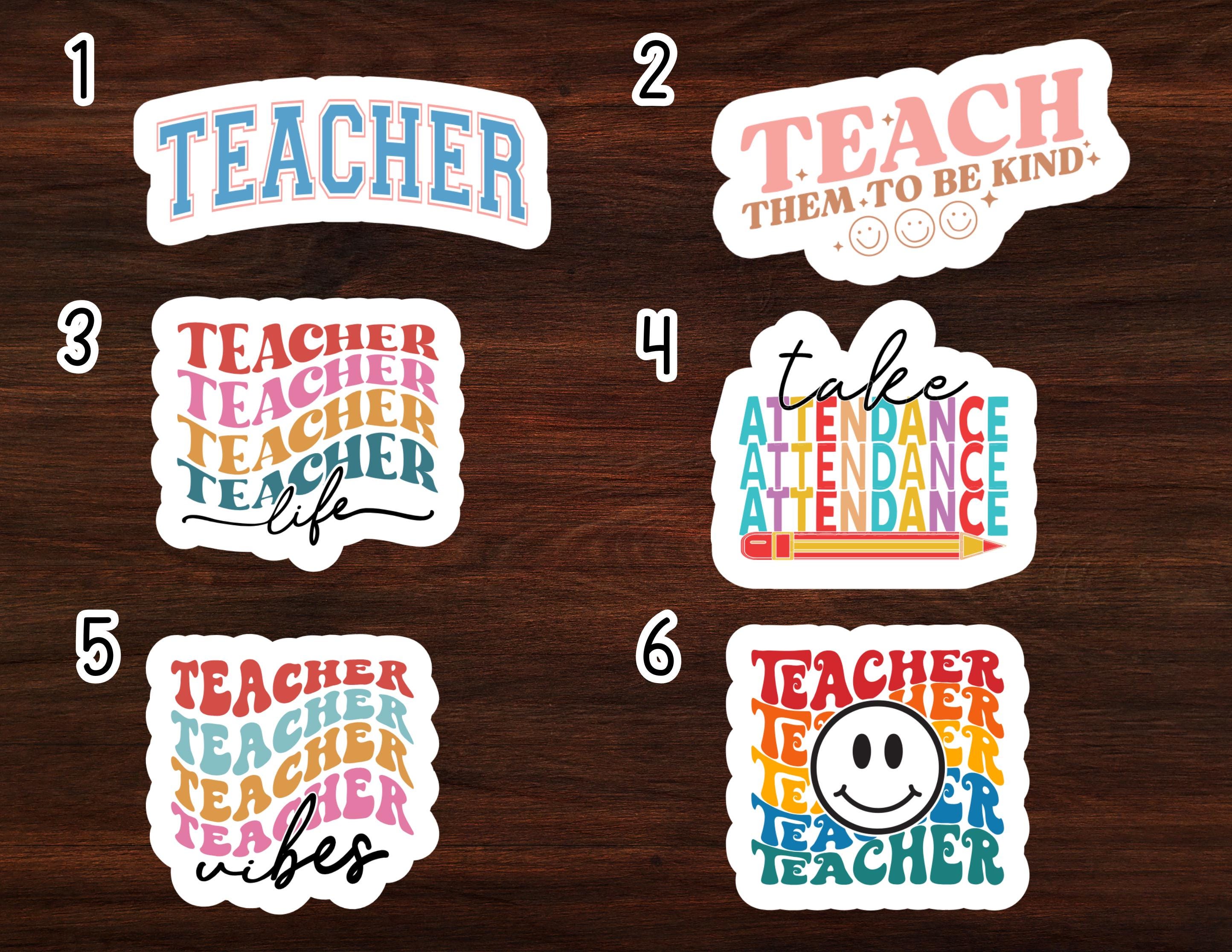 Lehreraufkleber | Aufkleber zur Wertschätzung von Lehrern | Zurück zur Schule | Lehrergeschenk | Stellen Sie Ihr eigenes Stickerpaket zusammen | Lehrergeschenk zum ersten Schultag |
