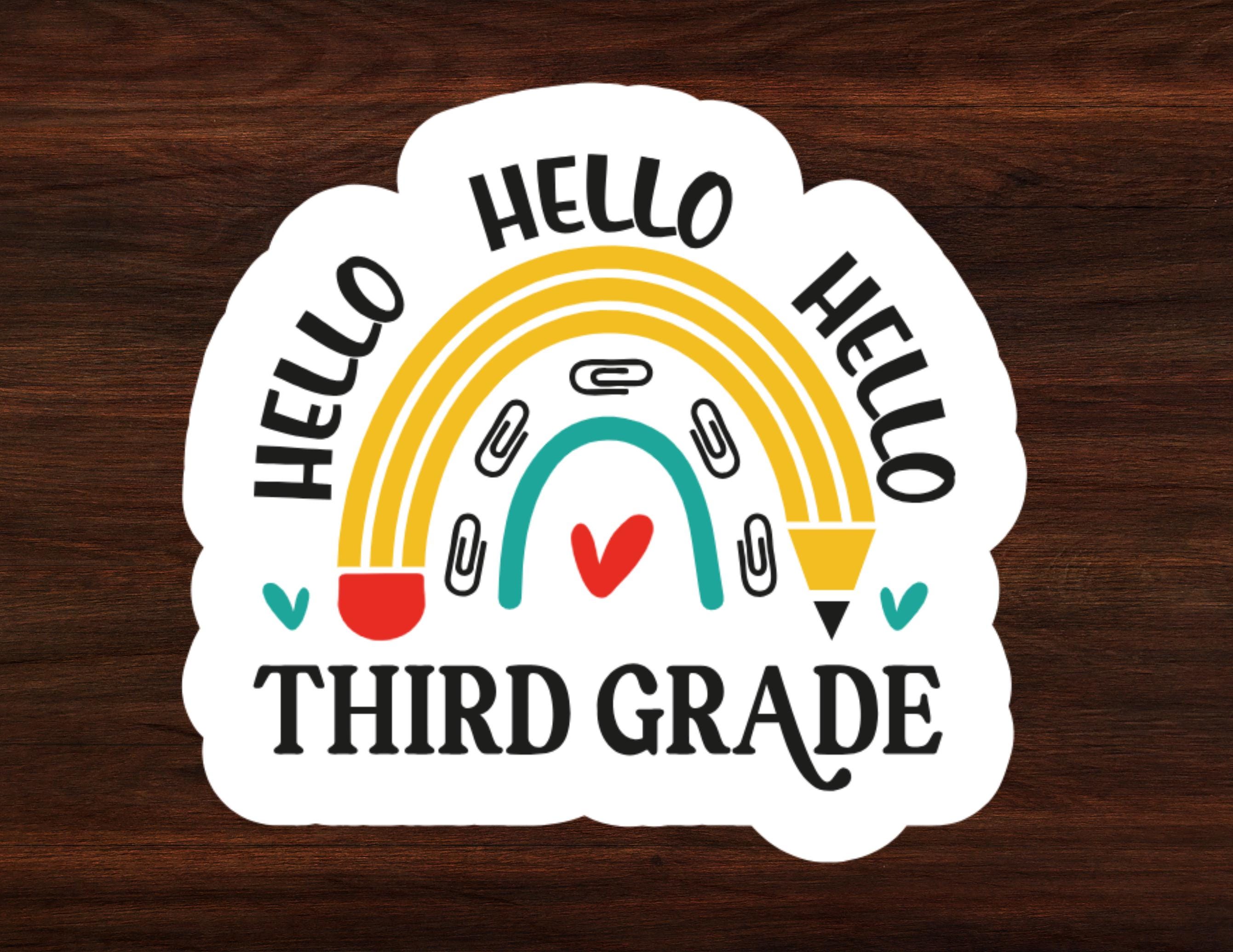 Sticker Design Grade Grade BACK TO SCHOOL Stickers L Grade 1 | Grade 2 | Grade 3 | Grade 4 | Grade ...