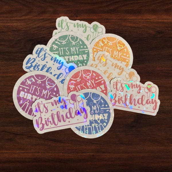Birthday Stickers | Student Gifts |Teacher Supplies | Birthday Celebrations | Classroom Birthday Gifts | Student Birthdays