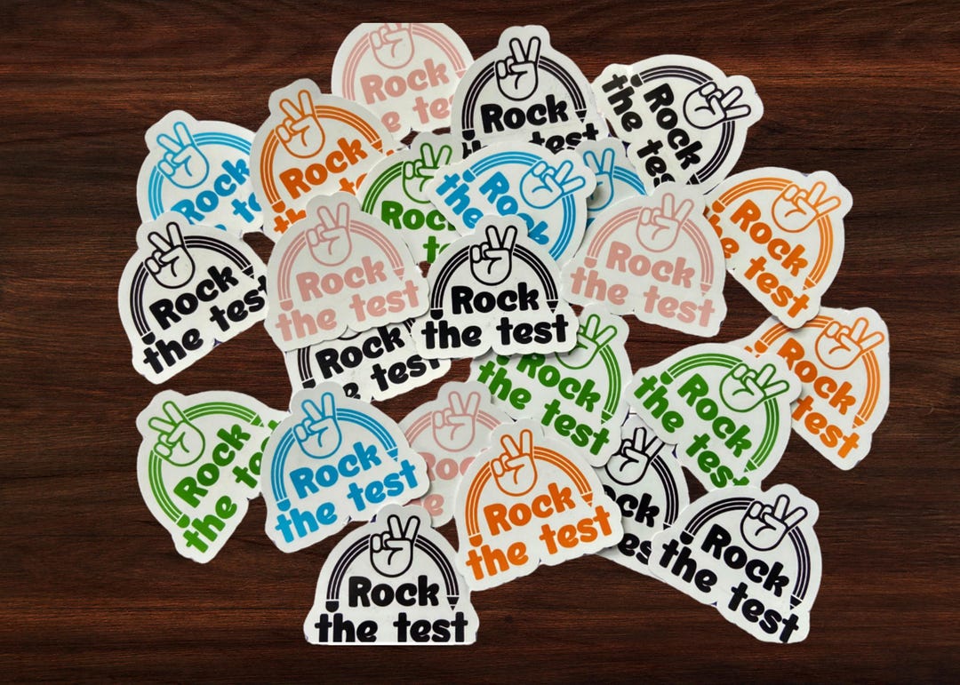 Student Testing Stickers | Holographic | Student Stickers | Water ...