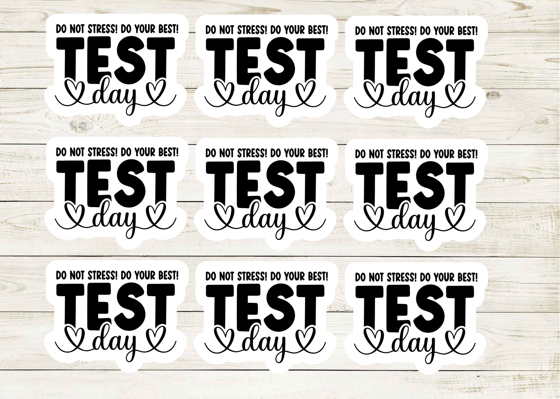 Motivational Classroom Testing Stickers Encouragement Stickers Student ...