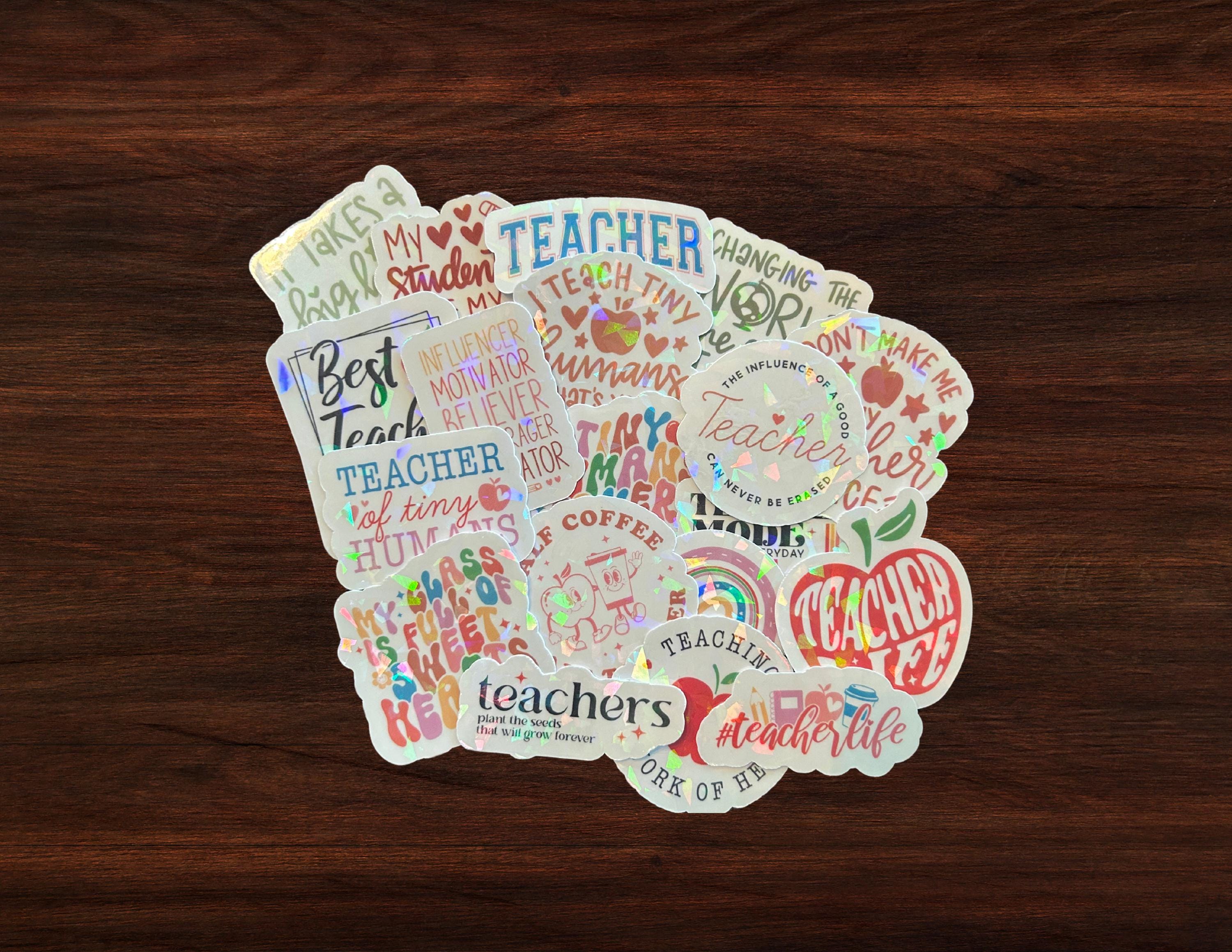 Lehreraufkleber | Aufkleber zur Wertschätzung von Lehrern | Zurück zur Schule | Lehrergeschenk | Stellen Sie Ihr eigenes Stickerpaket zusammen | Lehrergeschenk zum ersten Schultag |