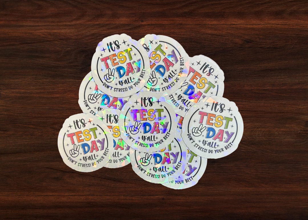 Motivational Testing Stickers | Encouragement Stickers | Student ...