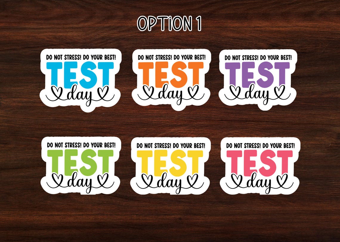 Motivational Classroom Testing Stickers | Encouragement Stickers ...