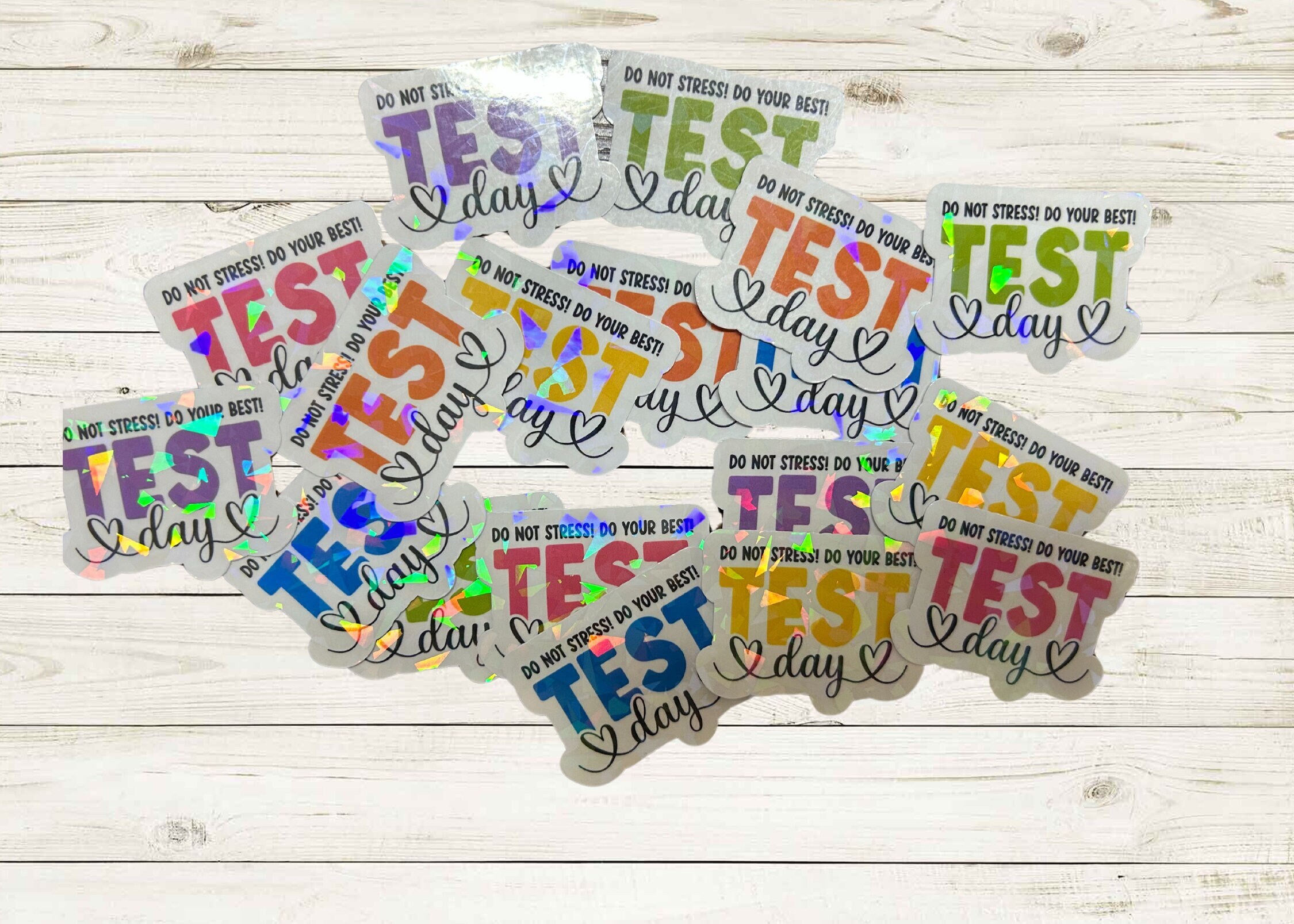Motivational Classroom Testing Stickers Encouragement Stickers Student ...
