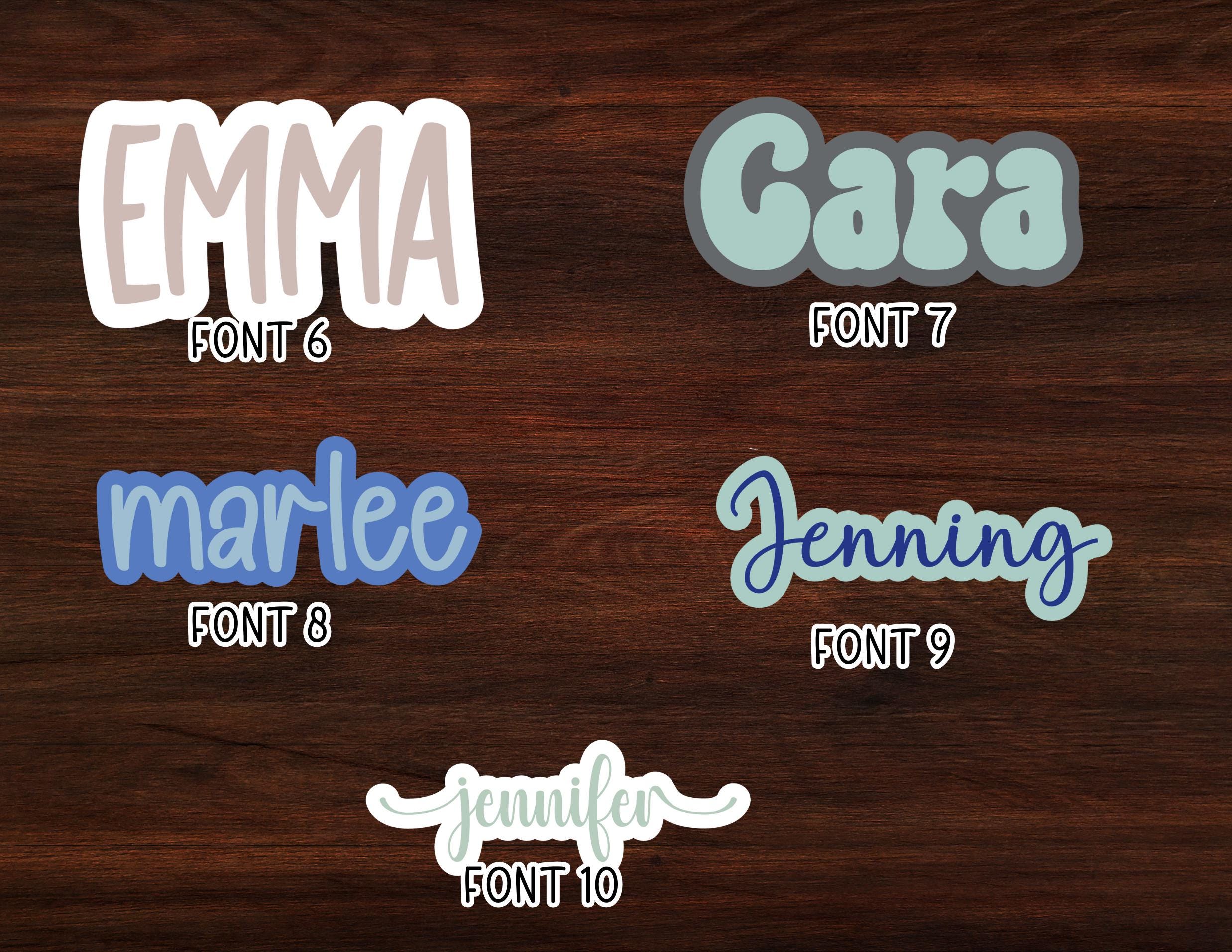 Stanley Water Bottle Sticker | Holographic Personalized Name Sticker ...