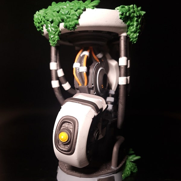 GLaDOS from Portal Chibi Fanart Figure - 12K Quality Resin 3D Printed Figure