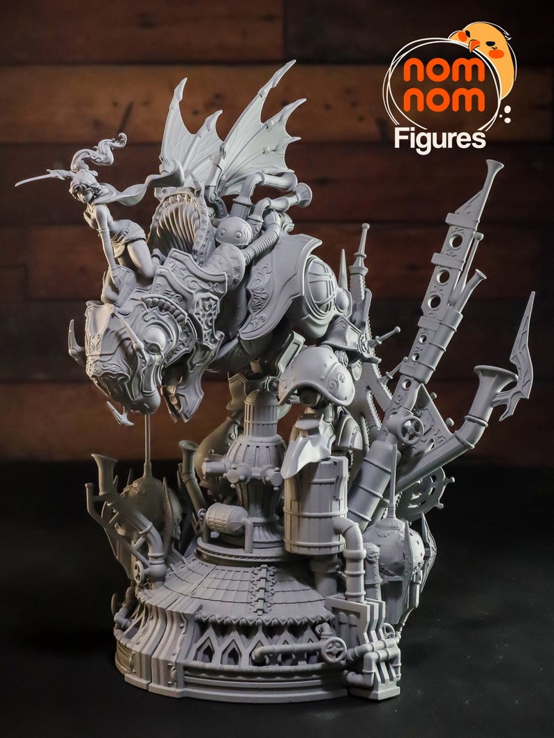 Terra & Magitek 12K Quality Resin 3D Printed Figure Unpainted