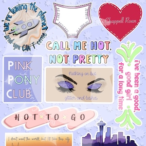 Chappell Roan Tour Sticker Sheet