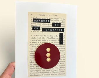 Arte del collage - Obra de arte original