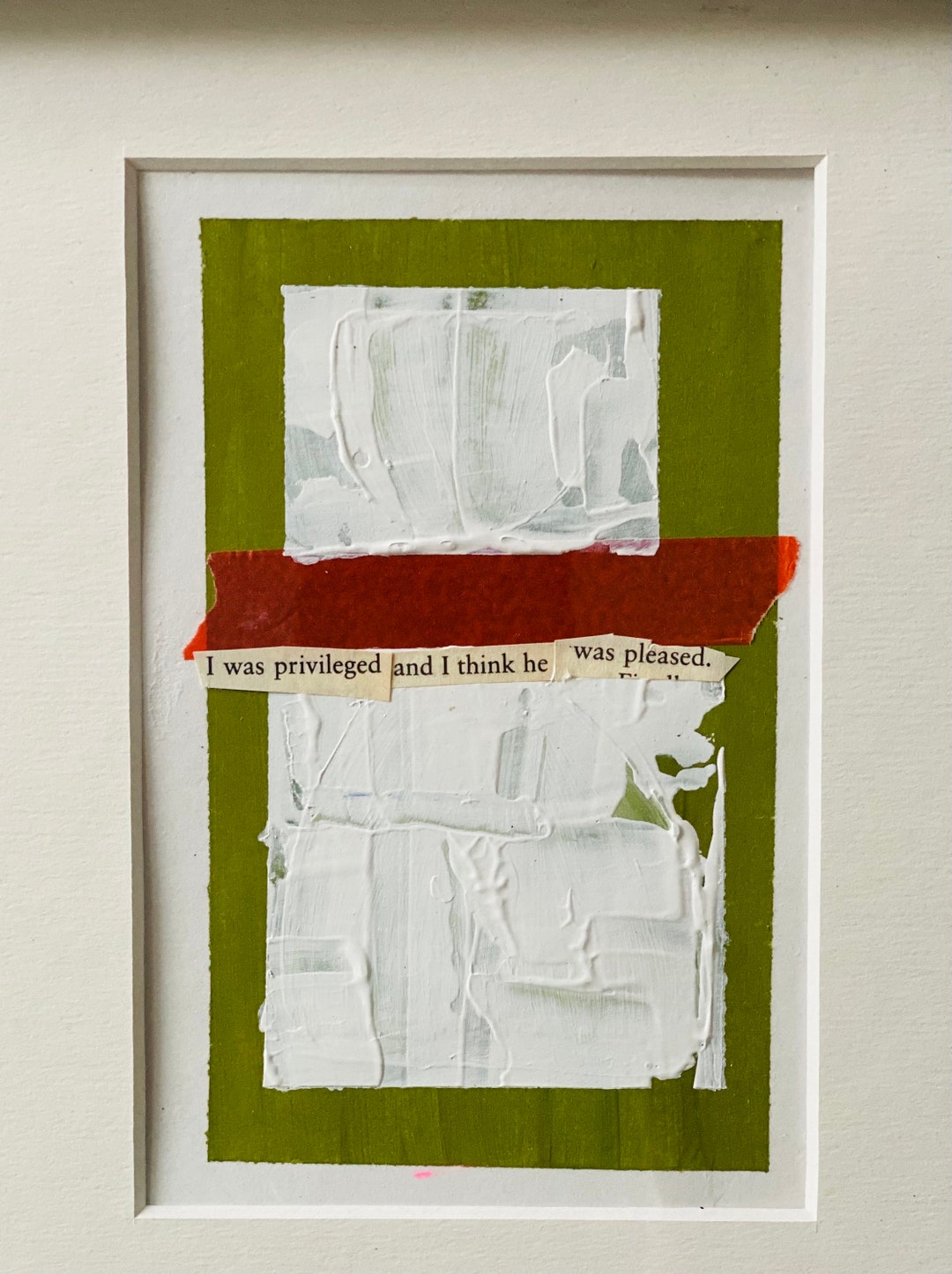 Painting on Recycled Cardboard Abstract Painting - Etsy
