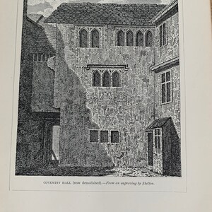 Genuine Victorian print of Oxford