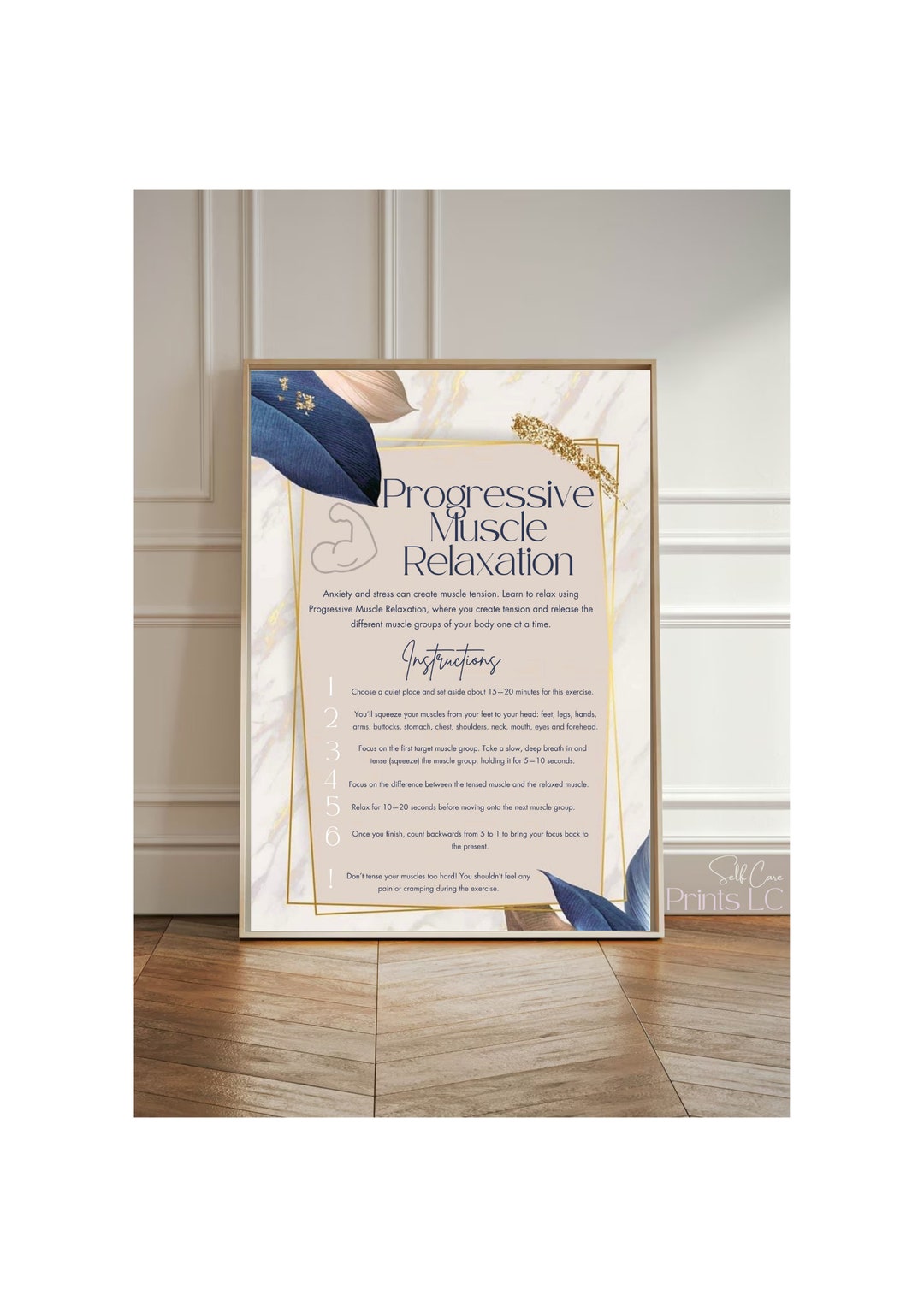 Progressive Muscle Relaxation Exercise DBT Dialectical Etsy