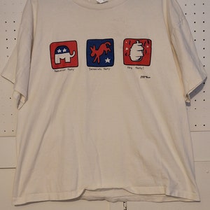 Vintage Election Day/Frat/College Humor T-shirt