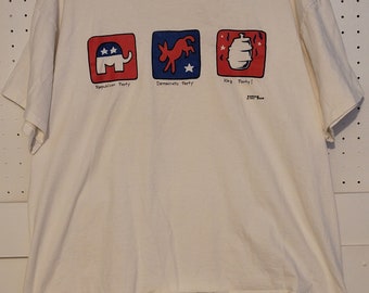 Vintage Election Day/Frat/College Humor T-shirt