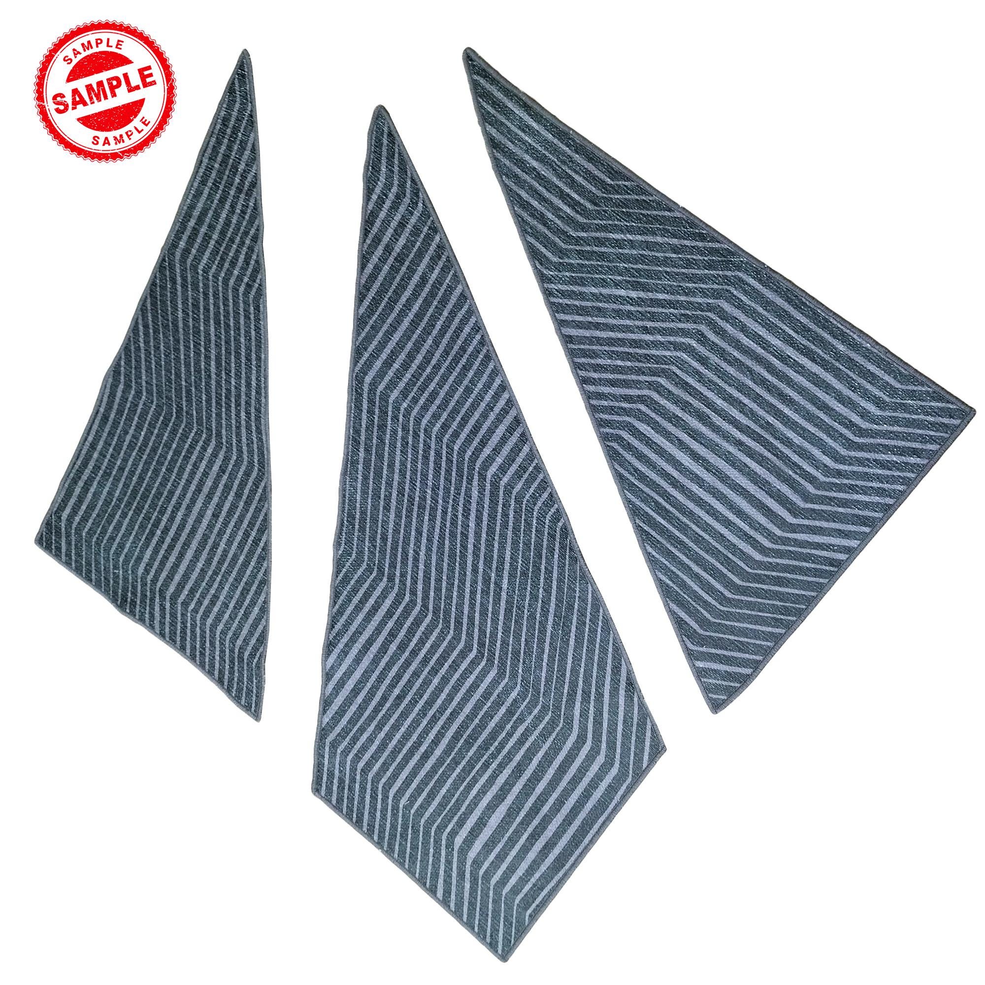 Trapezoid Rug Pattern Rectangle Triangle Trapezoid & More Rug, Shaped Stair Rug, Stair Rugs ...