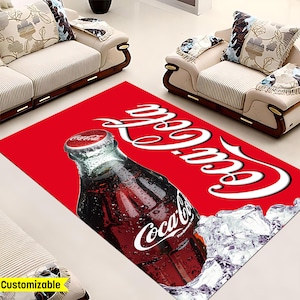 コカコーラ Coca-Cola ノーマンロックウェル画 ラグ 174x110