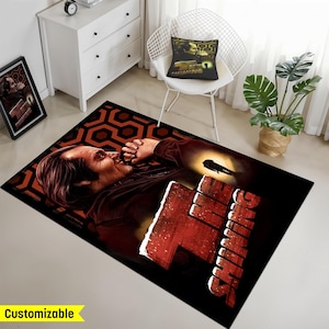 The Shining Rug, Shining Inspired Rug, Overlook Hotel Rug,Iconic movie rug, Corridor Rug,For Movie Enthusiast Rug, Horror Movie Rug,Goth Rug