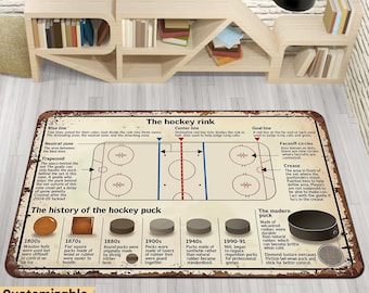 Hockeyschläger, Hockeyspieler Geschenk, Hockeyspieler Geschenk, Hockeyspieler Geschenk, Hockeyspieler Dekor, Hockeyspielerin Teppich, Hockeyspielerin