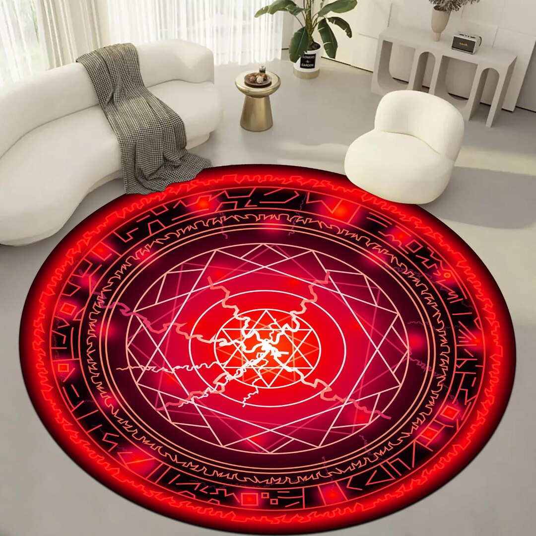 Magic Gifts, Magic Fantasy Rug, Magic Spell Ring Rug, Magic Circle ...