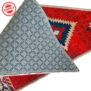 Trapezoid Rug Pattern Custom Shaped Stair Rug – Triangle, Trapezoid, Polygon, Winder | Non ...