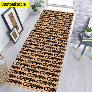 Leopard Rug for Bedroom Aesthetic, Leopard Print Runner, Small Leopard Rug, Leopard Carpet,Animal Print Runner Rug,Leopard Print Rug,Cheetah