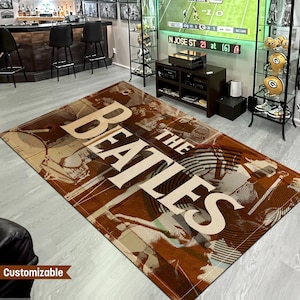 The Beatles Art, Beatles Rug, Music Rug, Band Rug, Rock and Roll Decor, Music Lover Gift, Album Cover Rug,Beatles Decor,Area Rug,Living Room
