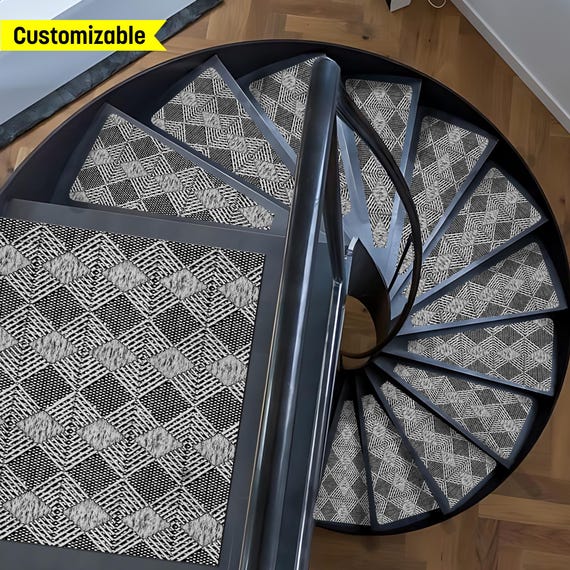 Triangle Stair Rug, Stair Rug, Custom Shaped Stair Rug, Rectangle Triangle Trapezoid & More Rug, Stair Rugs for Any Shape, Made to Order Rug