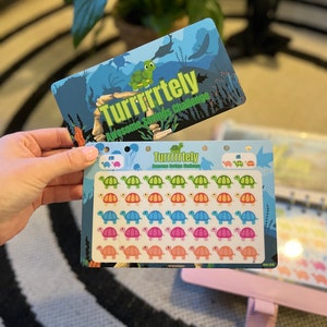 Turtttttily Awesome Savings Challenge Game with Mini Turtles | Cash Stuffing | Binder | Cash Envelope | Saving Tracker | Sinking Funds