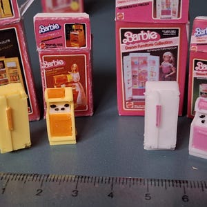 Miniature Dream Kitchen Furniture inspired | 1/12 - 1/72 vintage A-frame superstar70s 80s Playset Diorama