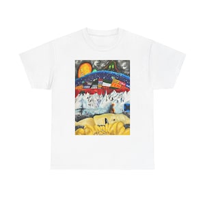 Radiohead Graphic T-Shirt, Original Kunstwerk inspiriert von Radiohead Alben, Geschenk für Radiohead Liebhaber, Alternative, Rock