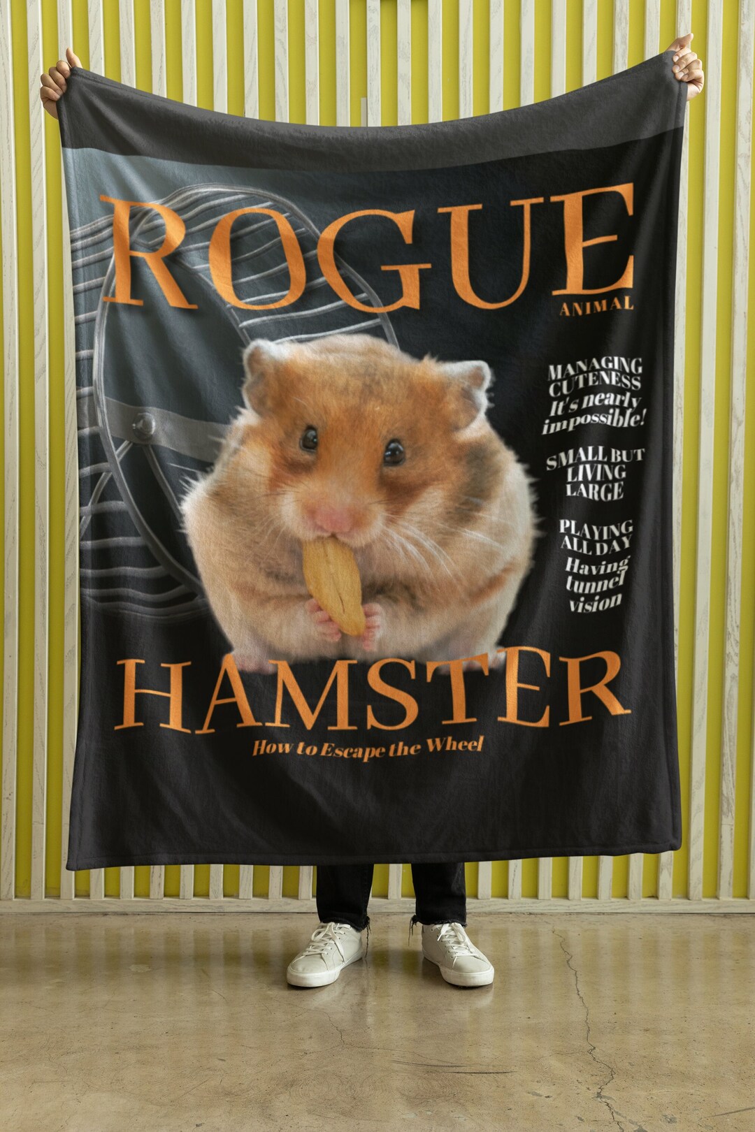 Hamster Blanket, Popular Right Now, Trending Right Now, Gift for Him
