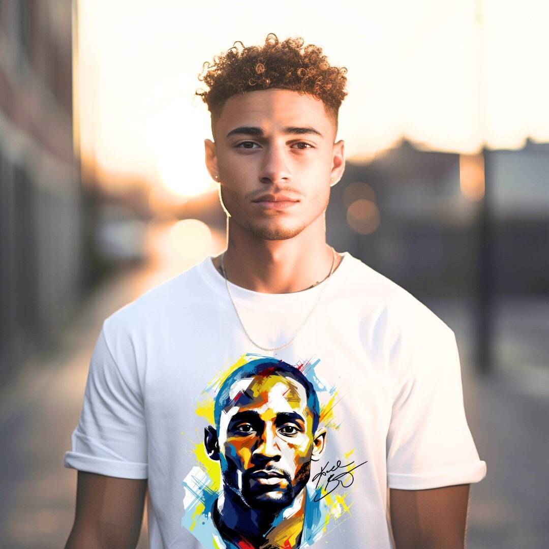 white kobe bryant shirt
