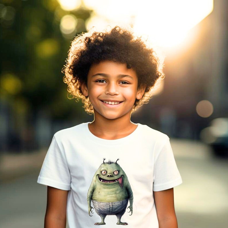 Funny Monster Kid Tshirt, Popular Right Now, Trendy Kid Shirt, Graphic