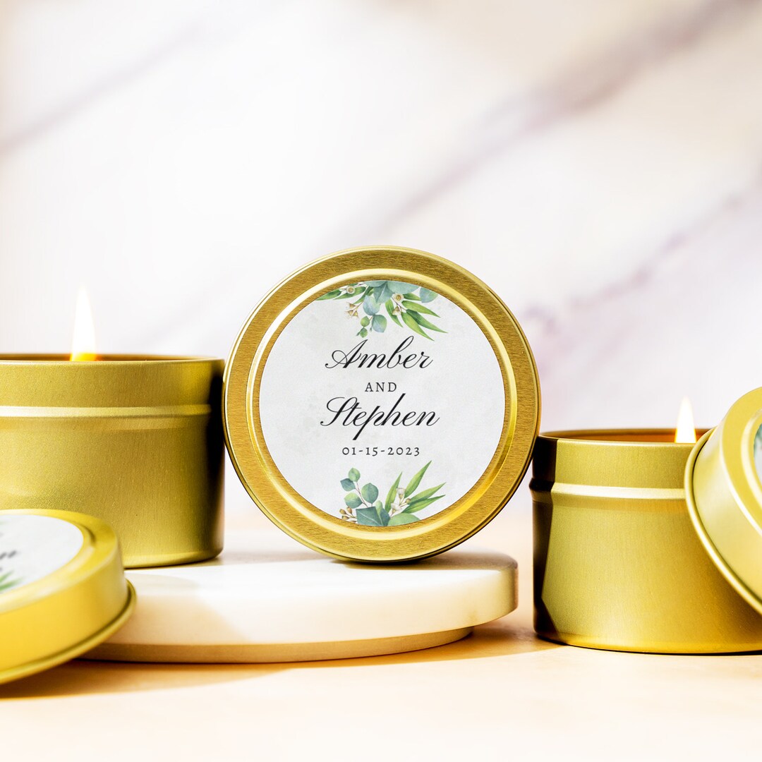 Custom Wedding Favors for Guests Bulk Custom Candle Gift Wedding Favors ...