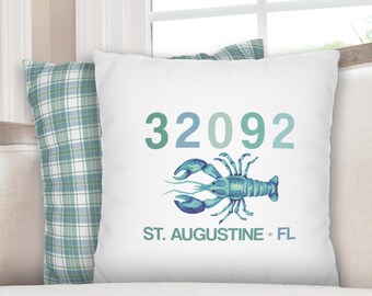 Custom Zip Code Pillow Custom Home Address Pillow Gift From Realtor Closing Gift First Home Gift New House Gift New Home Gift Realtor Gift