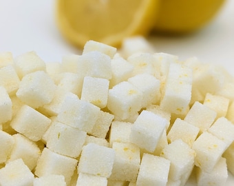 Infused MINI Sugar Cubes: 50 Petite Cubes Various Flavors of Handcrafted Tea and Champagne Sweetener