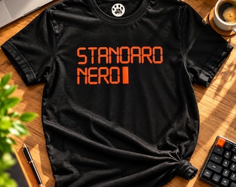 Standard Nerd T-Shirt, Programmer Gift, Old-School Tech Tee