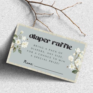 A Little Honey Diaper Raffle Baby Shower Card Customizable Template, Honey Bee Theme Gender Neutral Baby Shower Invite, Editable Printable