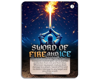Rite of Flame | Proxy Card - Etsy