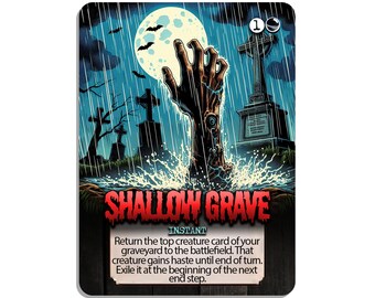 Shallow Grave Proxy | Full Art - Etsy