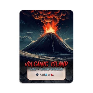 Volcanic Island Custom Proxy MTG