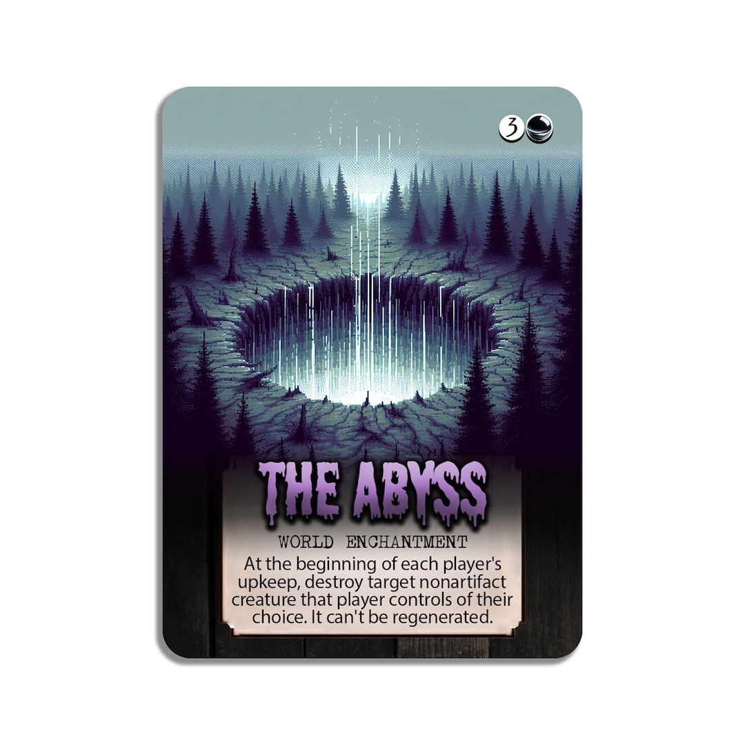 MTG The Abyss 伊言語 MTG The Abyss 伊言語 MTG The Abyss 伊言語