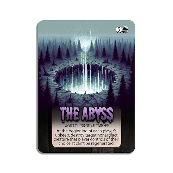 The Abyss Custom Proxy MTG Proxies - Etsy